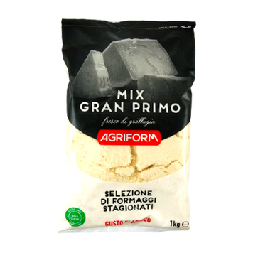 Сир пармезан тертий мікс Агріформ Agriform mix gran primo 1kg 10шт/ящ