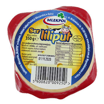 Сир Ліліпут Млекпол Liliput Mlekpol 350g 12шт/ящ