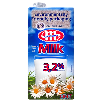 Молоко 3,2% Млековіта Mlekovita 1L 12шт/ящ