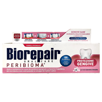 Зубна паста захист ясен Біоріпеа Biorepair peribioma 75ml 12шт/ящ