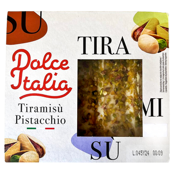 Десерт тірамісу фісташка Дольче Італія Dolce Italia 400g 4шт/ящ