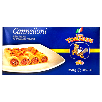 Макарони канелоні Луіджі Томадіні Luigi Tomadini 250g 12шт/ящ