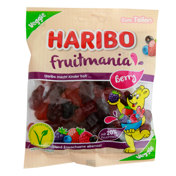 Желейки фруктоманія ягоди Харібо Haribo fruitmania berry 160g 44шт/ящ