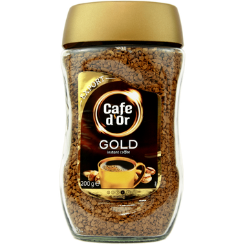 Кава розчинна золота експорт Кофедор Cafe d'Or gold export 200g 9шт/ящ