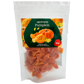 Гарбуз сушений зі смаком лимону Єгастроном Egastronom pumpkin 100g 25шт/ящ