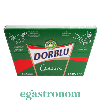 Сыр Дорбля Классический Dorblu Käserei 100g 5шт/уп 40шт/ящ