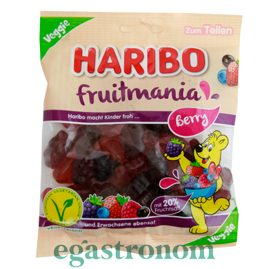 Желейки ягоды фруктомания Харибо Haribo fruitmania berry 160g 20шт/ящ