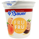 Йогурт персик-маракуя Бауер Bauer peach-passion fruit 150g 20шт/ящ