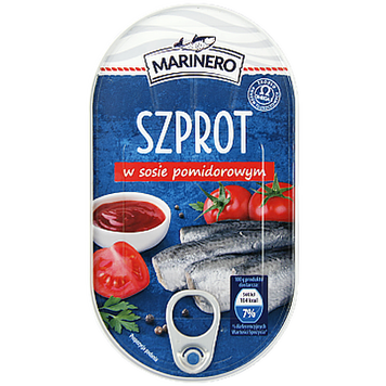 Шпроты в томатном соусе Маринеро Marinero 170g 30шт/ящ