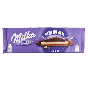 Шоколад трилогія Мілка Milka mmMax triolande 280g 15шт/ящ