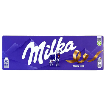 Шоколад альпійське молоко (в твердій упаковці) Мілка Milka alpine milk 250g 14шт/ящ