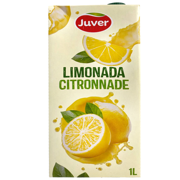 Сік лимонний (без цукру) Джувер Juver limonada 1L 12шт/ящ