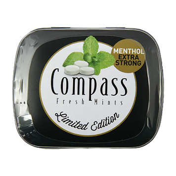 Льодяники ментол Компас Compass menthol extra 14g 12шт/уп 10уп/ящ