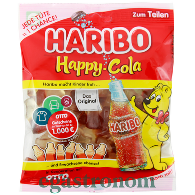 Желейки щаслива-кола Харібо Haribo happy-cola 175g 40шт/ящ