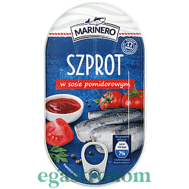 Шпроти в томатному соусі Марінеро Marinero 170g 30шт/ящ