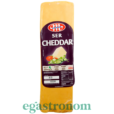 Сир чеддер Млековіта Mlekovita Cheddar 2kg 7шт/ящ