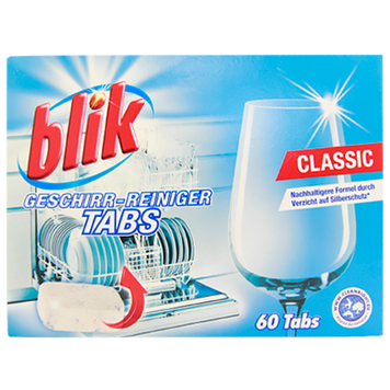 Таблетки для посудомоечной машины классические Блик Blik classic 60tbs 780g 6шт/ящ