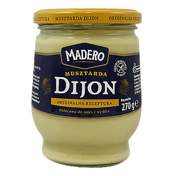 Гірчиця діжон Мадеро Madero Dijon 270g 12шт/ящ