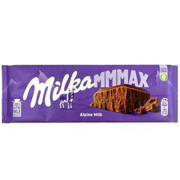 Шоколад альпійське молоко Мілка Milka alpine milk 250g 17шт/ящ