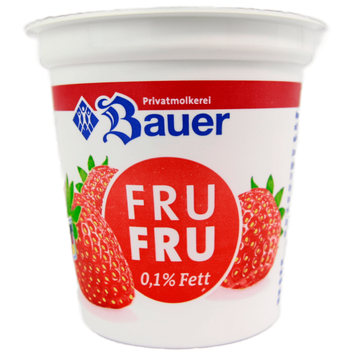 Йогурт клубника Бауэр Bauer strawberry 150g 20шт/ящ