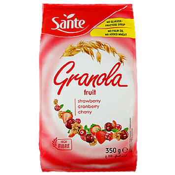 Гранола з фруктами Санте Sante with fruit 350g 14шт/ящ
