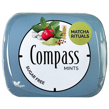 Льодяники матча-чай-гранат Компас Compass matcha-green tea-pomegranate 14g 12шт/уп 10уп/ящ