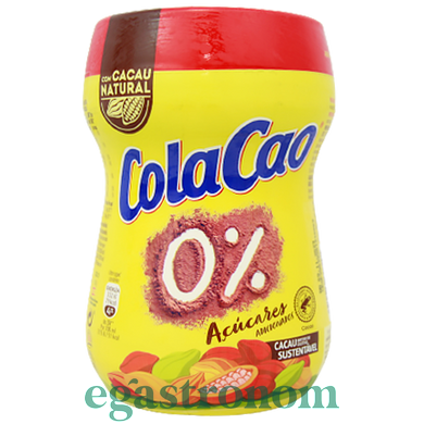 Какао (без цукру) Кола Као Cola Cao 0% azucares 300g 12шт/ящ