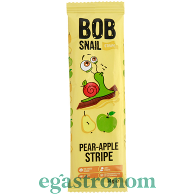 Конфеты натуральные яблоко-груша Улитка Боб Bob snail 14g 30шт/ящ