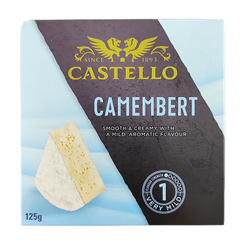 Сир Камамбер Кастелло Camembert Castello 125g 12шт/ящ