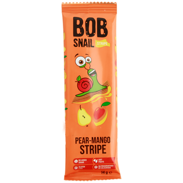 Конфеты натуральные груша-манго Улитка Боб Bob snail 14g 30шт/ящ