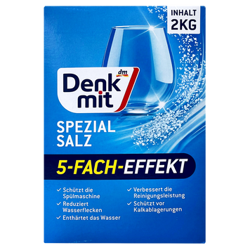 Сіль для посудомийної машини Денк Міт Denk Mit spezialsalz 2kg 6шт/ящ
