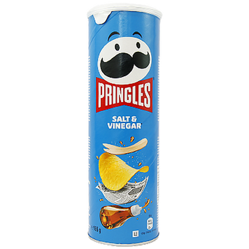 Чипси сіль та оцет Прінглс Pringles salt&vinegar 165g 19шт/ящ