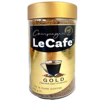 Кава розчинна золота Ле Кафе Le Cafe gold 200g 6шт/ящ