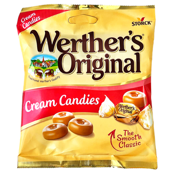Льодяники вершкова карамель Вертерс Werther&rsquo;s Original 90g 24шт/ящ