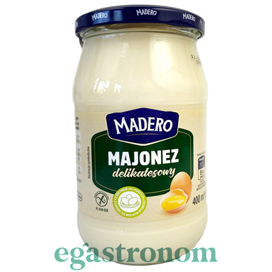 Майонез (без глютена) Мадеро Madero wyborny 400g 12шт/ящ