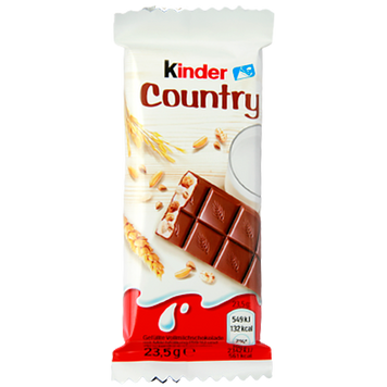 Батончик зі злаками Кіндер Kinder country 23,5g 40шт/ящ