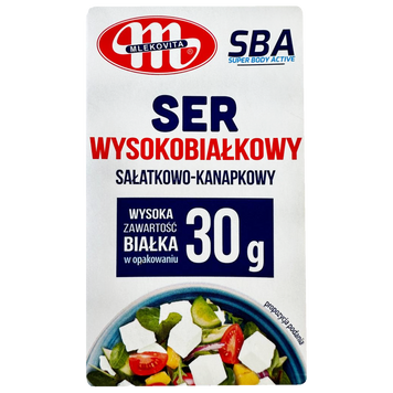 Сир фета високобілковий Млековіта Mlekovita SBA 270g 10шт/ящ