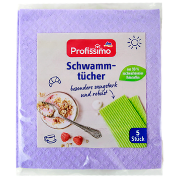 Ганчірки вологопоглинаючі Профіссімо Profissimo schwammtucher 5szt 12шт/ящ