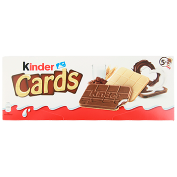 Печиво картки Кіндер Kinder card 128g 20шт/ящ