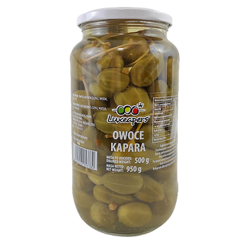 Каперси з хвостиком Люксаперс Luxeapers 500/950g 6шт/ящ