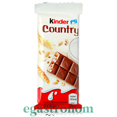 Батончик зі злаками Кіндер Kinder country 23,5g 40шт/ящ