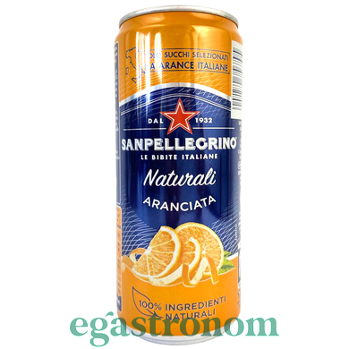 Напиток соковый Санпелегрино апельсин Sanpellegrino laranciata 330ml 24шт/ящ