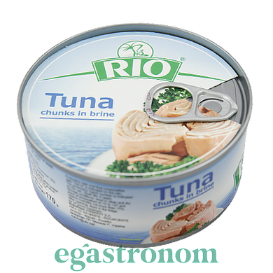 Тунець у власному соці Ріо Rio 170g 48шт/ящ