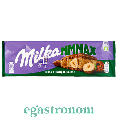 Шоколад горіх і нуга-крем Мілка Milka nuss&nougat-creme 300g 13шт/ящ