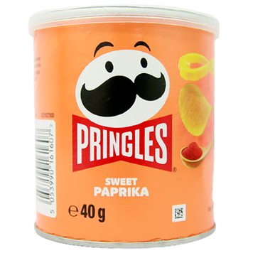 Чипси солодка паприка Прінглс Pringles sweet paprika 40g 12шт/ящ