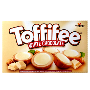 Цукерки білий шоколад Тоффі Toffifee 125g 30шт/ящ