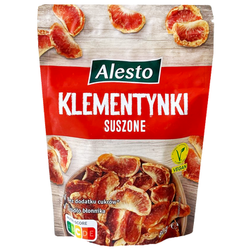 Сушений мандарин Алесто Alesto 80g 20шт/ящ