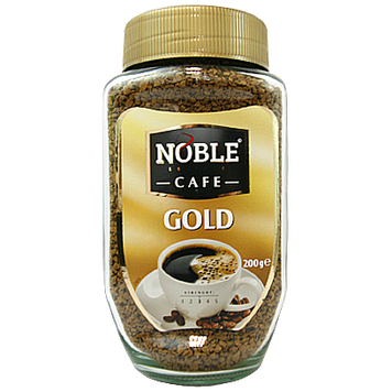 Кофе растворимый золотой Ноубл Noble gold 200g 9шт/ящ