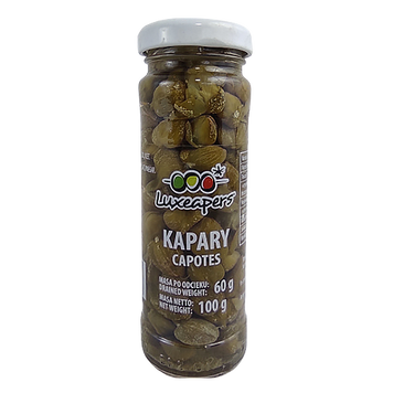 Каперси малі Люксаперс Luxeapers 60/100g 12шт/ящ