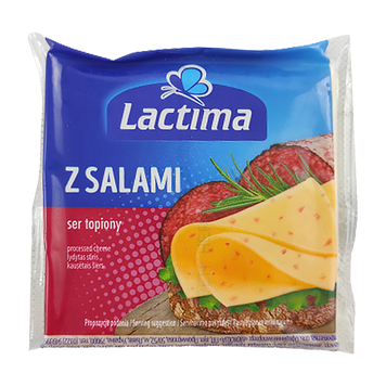 Сир тостовий салямі Лактіма Lactima 130g 10шт/ящ